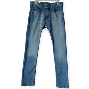 HOLLISTER MEN'S  LIGHT WASH BLUE SKINNY JEAN. SIZE 29/30